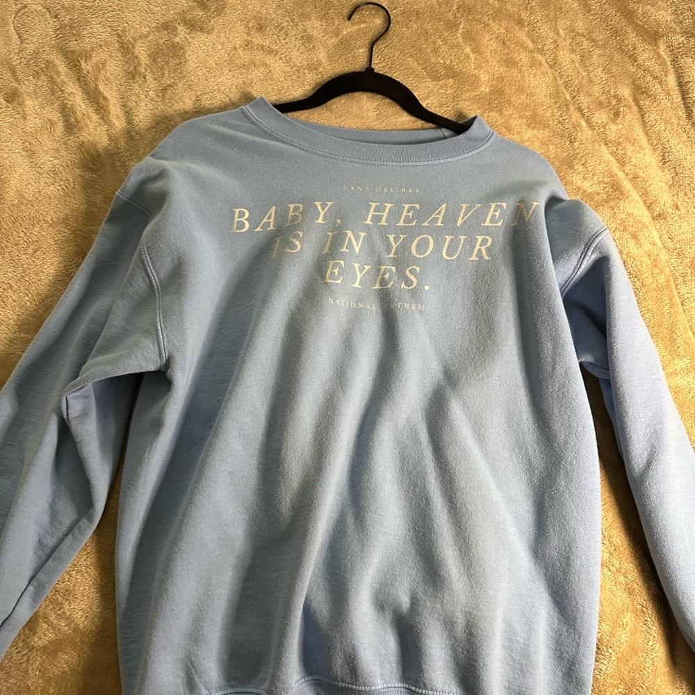 Blue Crew Neck Sweater